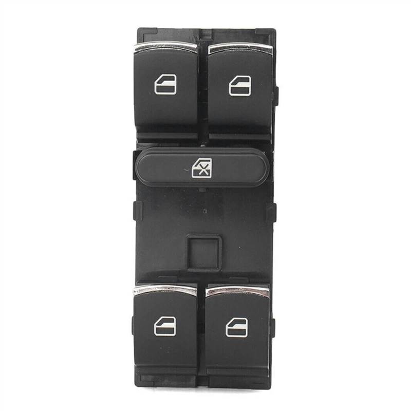 IORQWEW Fensterhebersteuerung Kompatibel Mit VW Für Rabbit 2006-2009 Autofenster-Steuerschalter Fensterheber-Knopfschalter Hubregler-Knopf OEM: 3C8959857 von IORQWEW