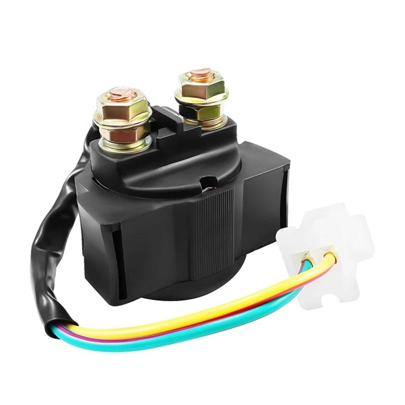 IORQWEW Motorrad Anlasserrelais Kompatibel Mit TW200 Trailway 1987–2000, Für XT225 Serow 1992–2000, Motorrad-Starter Für Relais, Magnetspannungsempfindlich Für Relais 35850-MT4-003(1 pc) von IORQWEW