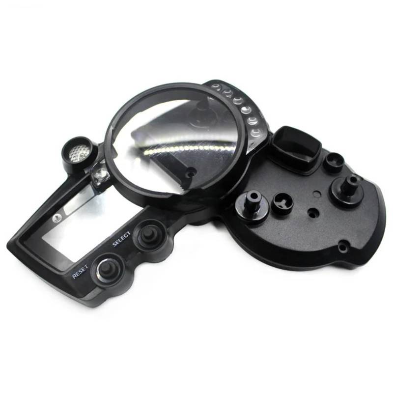 IORQWEW Motorrad-Instrumentenrahmen Kompatibel Mit YZF-R1 2002 2003 Für YZF-R6 2003 2004 2005 Motorrad-Tachometer Drehzahlmesser Instrumentenanzeige Gehäuseabdeckung Instrumentengehäuse von IORQWEW