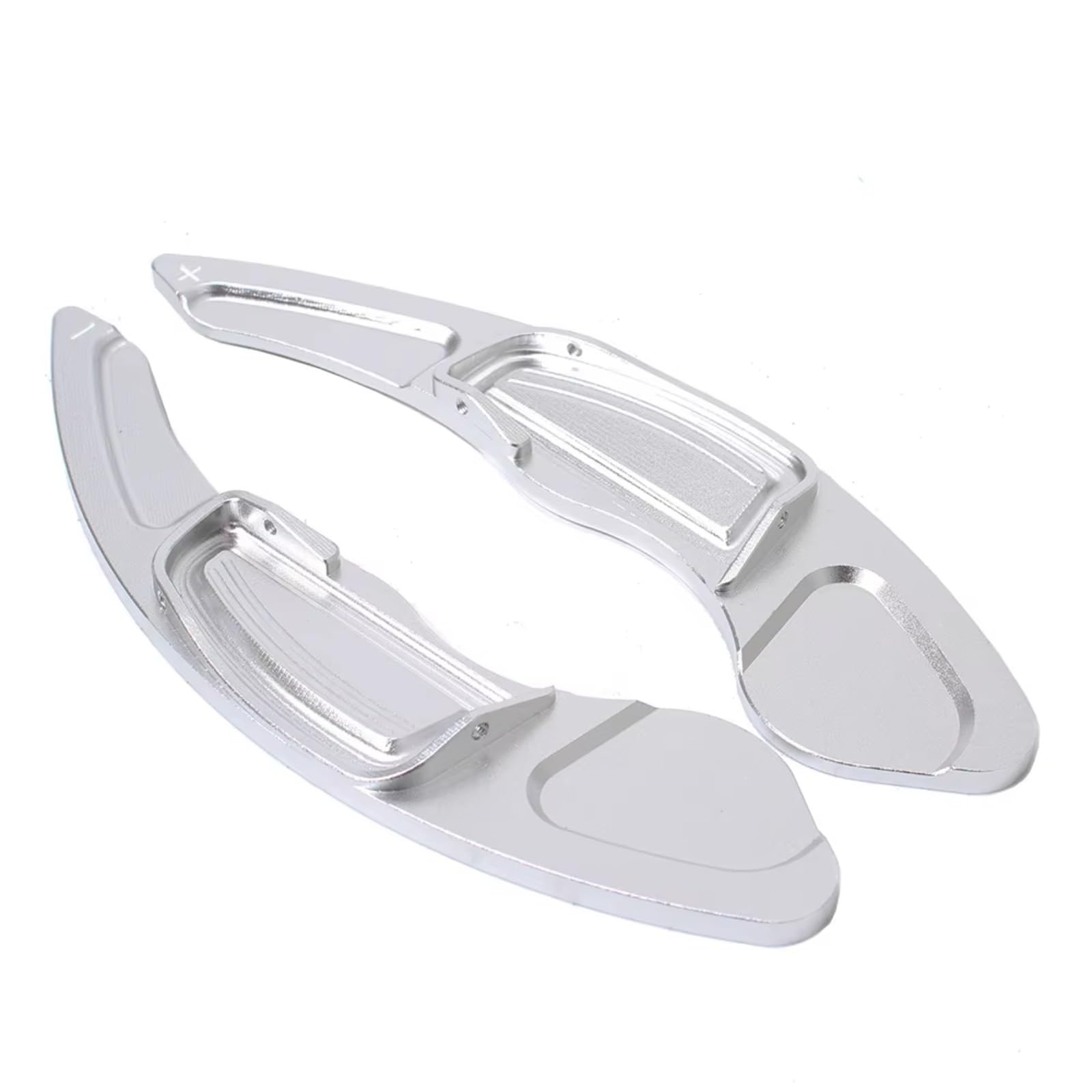 IORQWEW Schaltwippen Kompatibel Mit City 2008 Für Fit Für CRV 2009 2010 2011 2012 2013 Aluminium-Autozubehör Lenkrad-Schaltwippen Verlängerungsschalthebel(Silver) von IORQWEW
