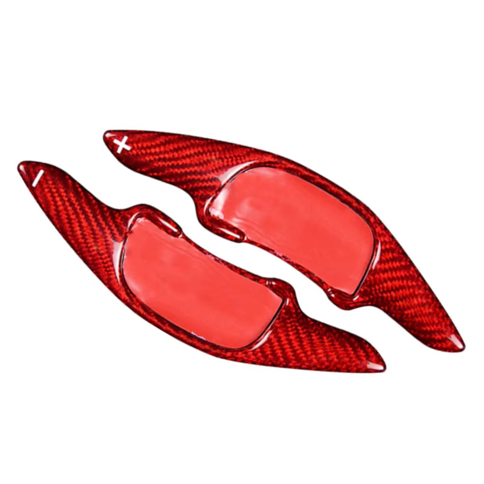 IORQWEW Schaltwippen Kompatibel Mit Mazda Für CX-30 2020–2022 Für 3 2019–2023 Auto-Lenkrad-Controller-Schaltpaddel Carbonfaser-Schalthebel-Verlängerungszubehör(Red) von IORQWEW