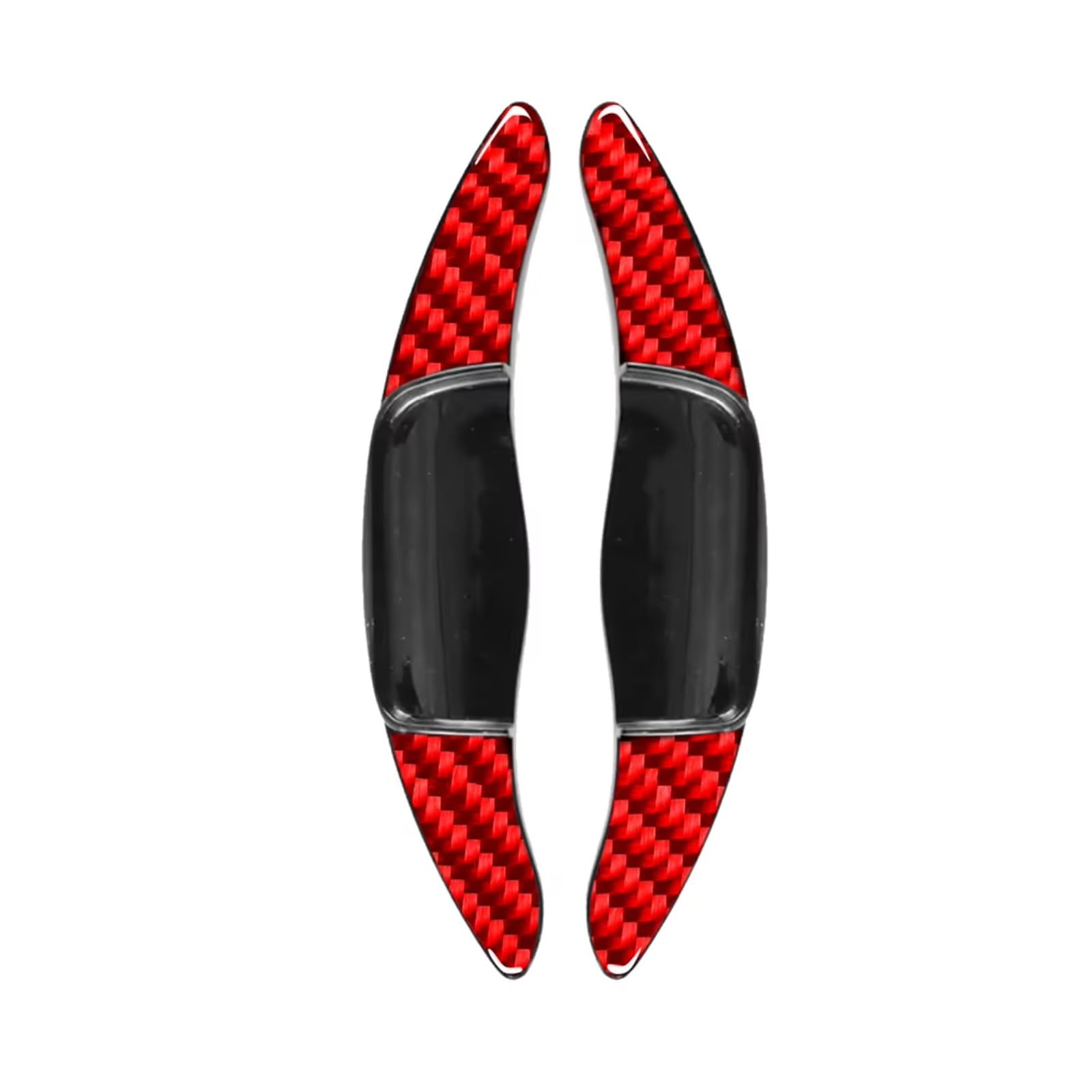 IORQWEW Schaltwippen Kompatibel Mit Toyota Für Corolla Für Fließheck Für Rav4 2019 2020 2021 2022 2023 2024 Auto-Lenkrad-Controller-Paddle-Verlängerungsschalthebel(Carbon Fiber Red) von IORQWEW
