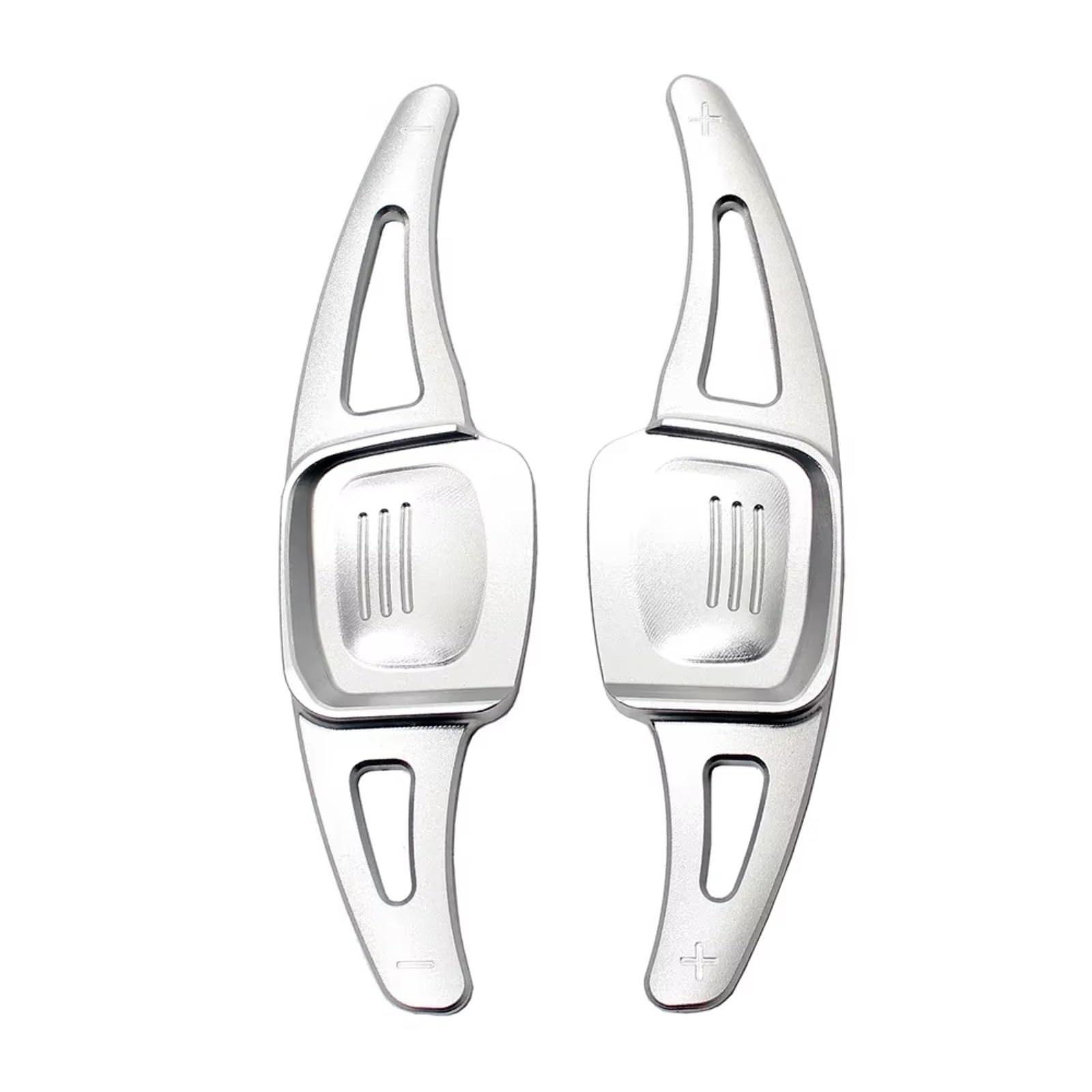 IORQWEW Schaltwippen Kompatibel Mit VW Für Phideon 2016 2017 2018 2019 2020 Auto-Lenkrad-Controller Paddle-Erweiterung Shifter Teile Zubehör Ersatz(Silver) von IORQWEW