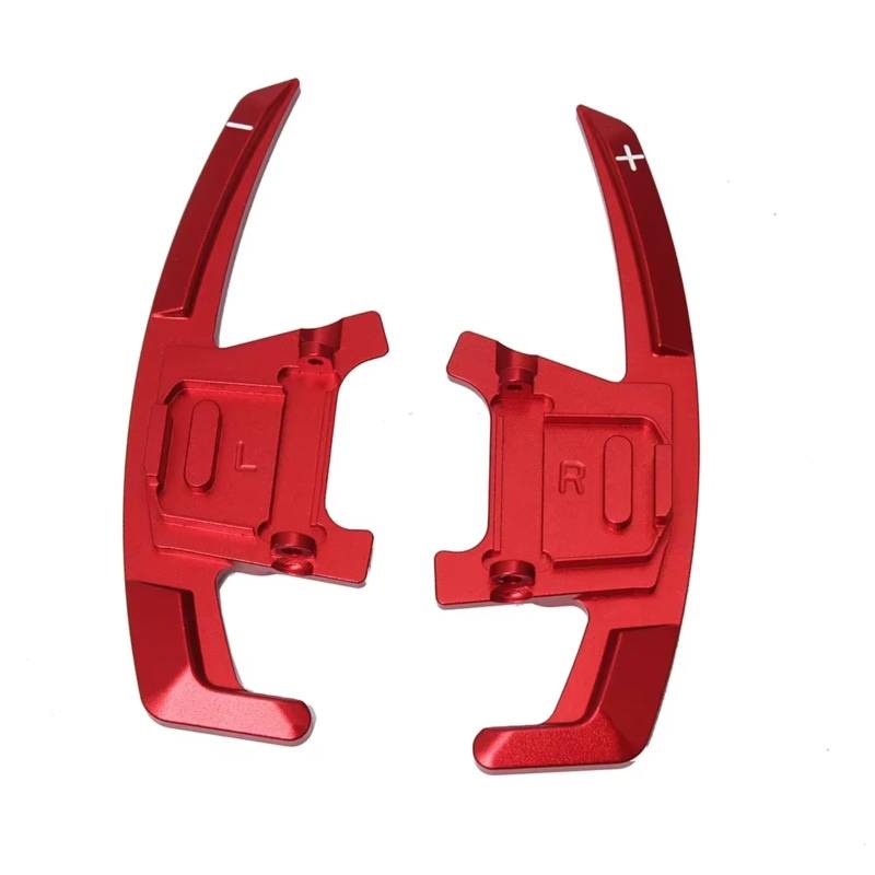 IORQWEW Schaltwippen Kompatibel Mit VW Für Varlant Für 2016 2017 2018 2019 Für Polo Für GTI 2019 Car Styling Aluminium-Lenkrad-Schaltpaddelverlängerung(Red) von IORQWEW