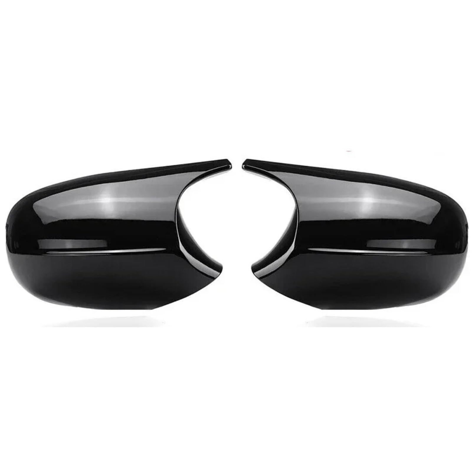 IORQWEW Spiegelabdeckungen Kompatibel Mit Für E90 E91 2005 2006 2007 Carbonfaser-Muster Ersatz-Rückspiegelabdeckung Kfz-Außenspiegel(Black,A) von IORQWEW