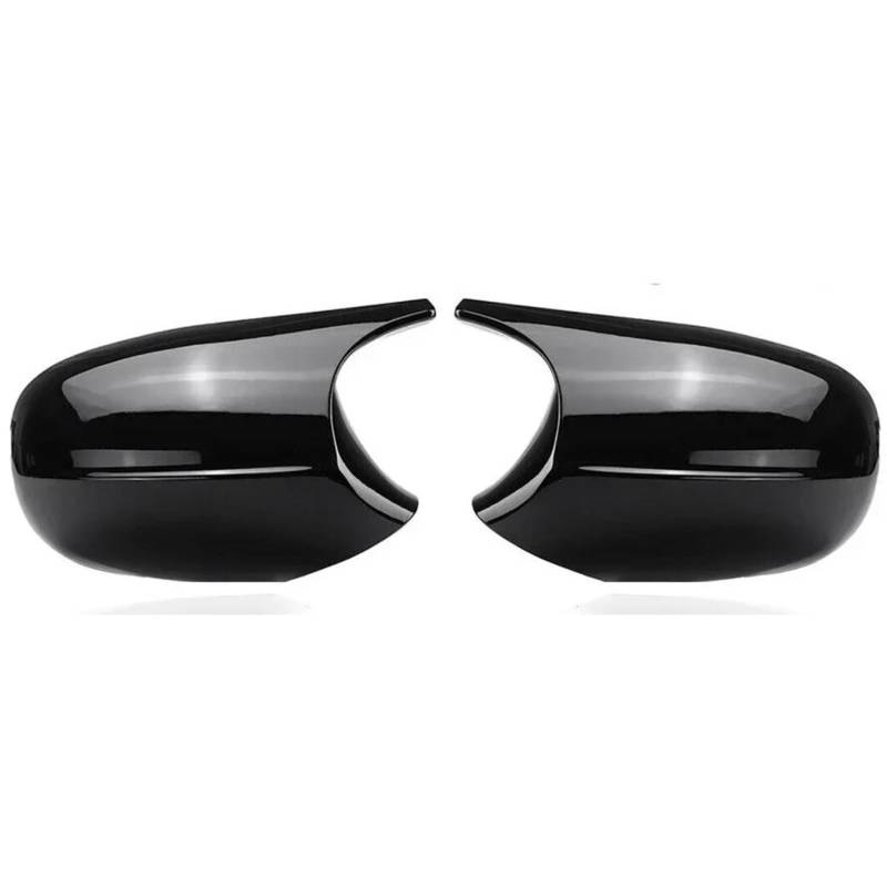 IORQWEW Spiegelabdeckungen Kompatibel Mit Für E90 E91 2005 2006 2007 Carbonfaser-Muster Ersatz-Rückspiegelabdeckung Kfz-Außenspiegel(Black,A) von IORQWEW