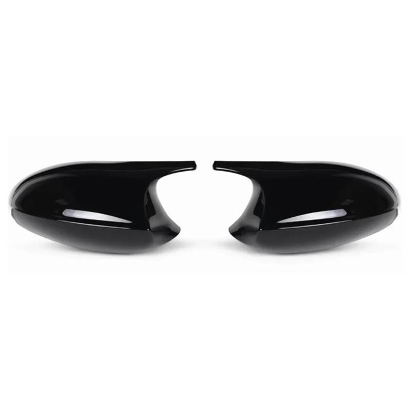 IORQWEW Spiegelabdeckungen Kompatibel Mit Für E90 E91 2005 2006 2007 Carbonfaser-Muster Ersatz-Rückspiegelabdeckung Kfz-Außenspiegel(Black,B) von IORQWEW