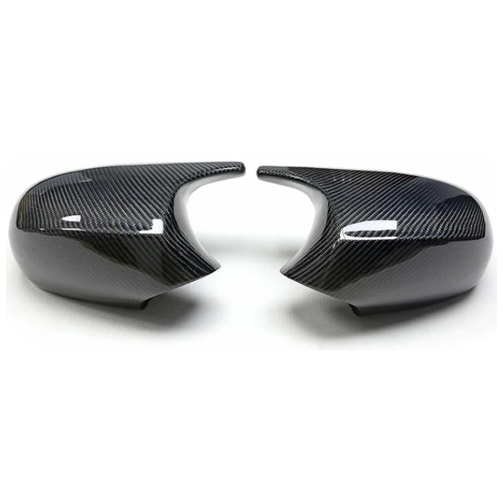 IORQWEW Spiegelabdeckungen Kompatibel Mit Für E92 E93 2010 2011 2012 2013, Rückspiegelkappe Mit Kohlefasermuster, Tür Für Außenspiegel-Abdeckkappe(Black Carbon,A) von IORQWEW