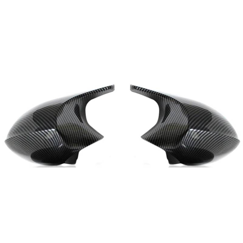 IORQWEW Spiegelabdeckungen Kompatibel Mit Für E92 E93 2010 2011 2012 2013, Rückspiegelkappe Mit Kohlefasermuster, Tür Für Außenspiegel-Abdeckkappe(Black Carbon,B) von IORQWEW