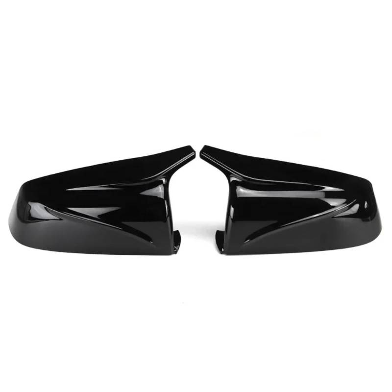 IORQWEW Spiegelabdeckungen Kompatibel Mit Für F06 F12 F13 2012 2013, Seitlich Für Außenspiegel-Abdeckkappe, Kohlefaser-Musteroptik, Außenspiegelgehäuse(Black) von IORQWEW