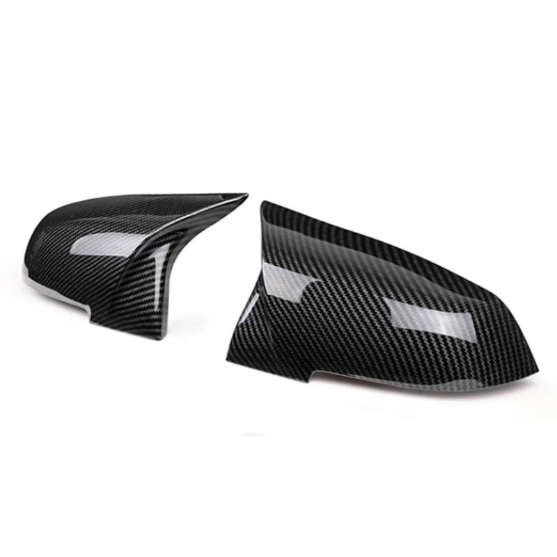 IORQWEW Spiegelabdeckungen Kompatibel Mit Für F22 F23 218i 220i 228i Für Coupé Für Cabrio 2014 2015 2016 2017 2018 2019 2020 Spiegelabdeckung Spiegelabdeckungen Ersatz(Black Carbon) von IORQWEW