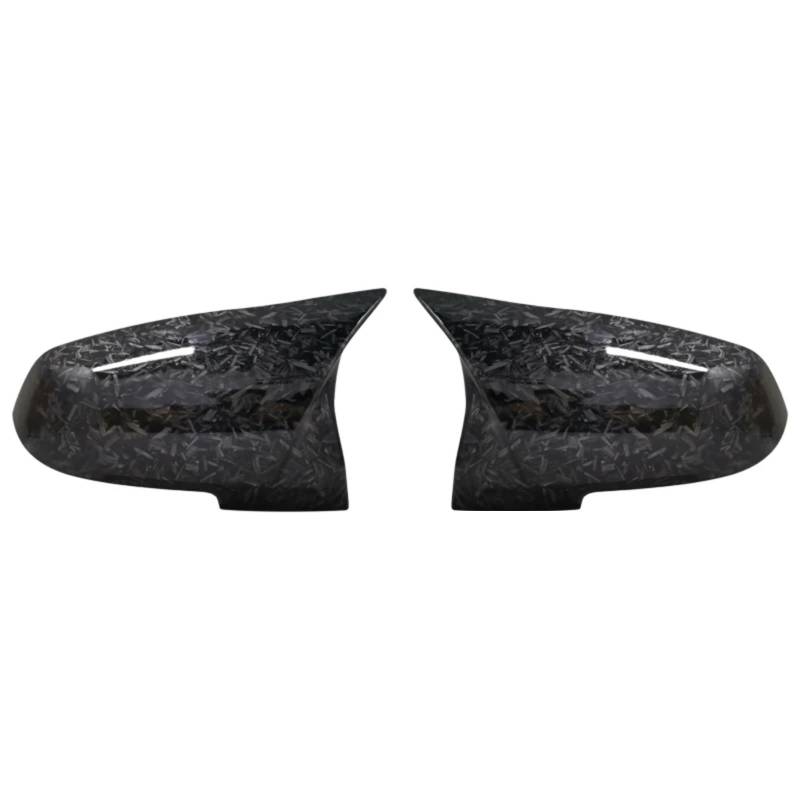 IORQWEW Spiegelabdeckungen Kompatibel Mit Für X1 E84 2013 2014 2015, 2-teilige Rückspiegel-Abdeckkappe Mit Schwarzem Carbon-Muster, Abdeckungen Für Auto-Außenspiegel(Multi-Colored) von IORQWEW