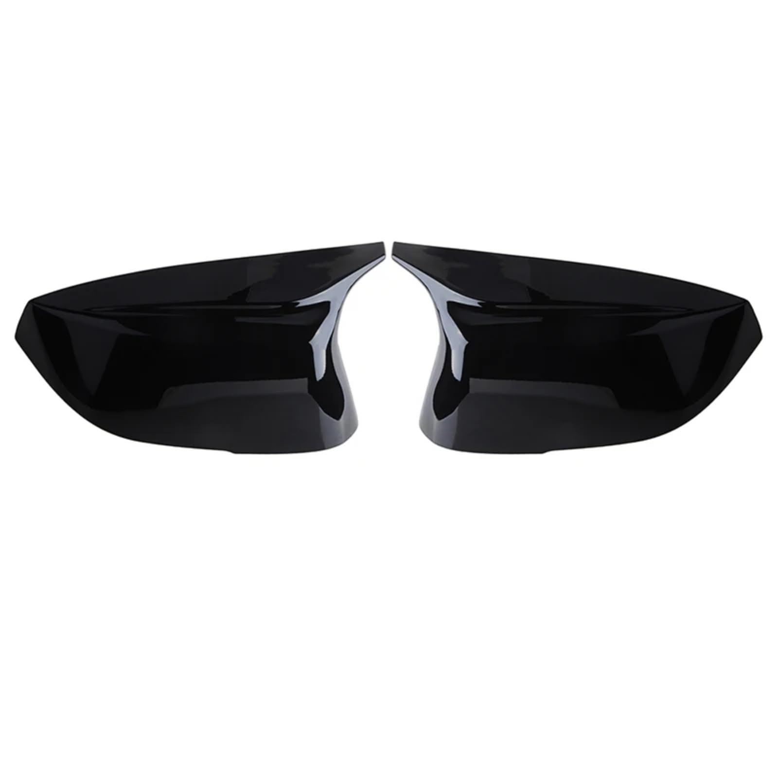 IORQWEW Spiegelabdeckungen Kompatibel Mit Infiniti Für QX30 Q60 2016 2017 2018 2019 2020 Rückspiegelabdeckung Seitenspiegelkappen Hornstil Auto-Außenspiegel(Black) von IORQWEW
