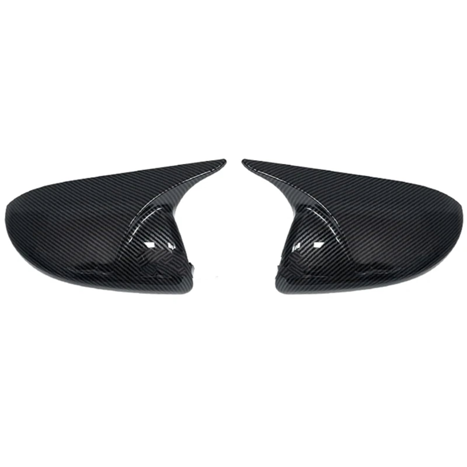 IORQWEW Spiegelabdeckungen Kompatibel Mit Mazda 6 Für Atenza 2009 2010 2011 Seitenrückspiegelabdeckung Für Außenspiegelkappe Seitenaußenspiegelkappe(Black Carbon) von IORQWEW