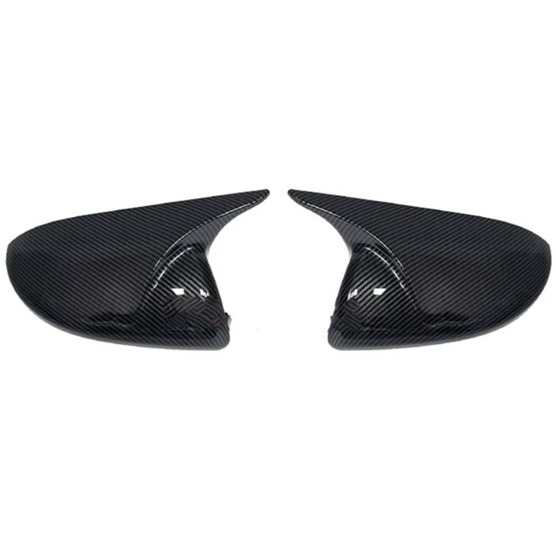 IORQWEW Spiegelabdeckungen Kompatibel Mit Mazda 6 Für Atenza 2009 2010 2011 Seitenrückspiegelabdeckung Für Außenspiegelkappe Seitenaußenspiegelkappe(Black Carbon) von IORQWEW