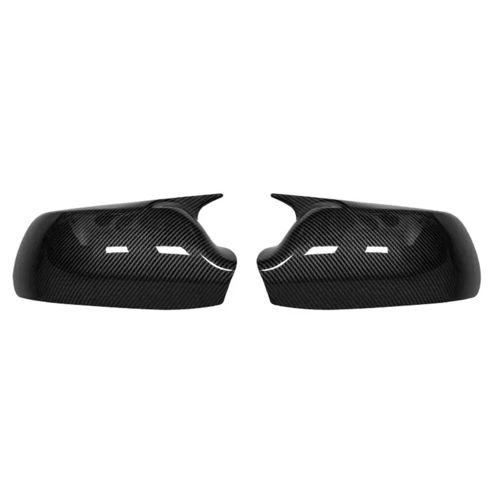 IORQWEW Spiegelabdeckungen Kompatibel Mit Mazda 6 Für GG 2003 2004 2005 2006 2007 2008 Autozubehör Rückspiegelabdeckung Seitliche Außenspiegelkappe(Black Carbon) von IORQWEW