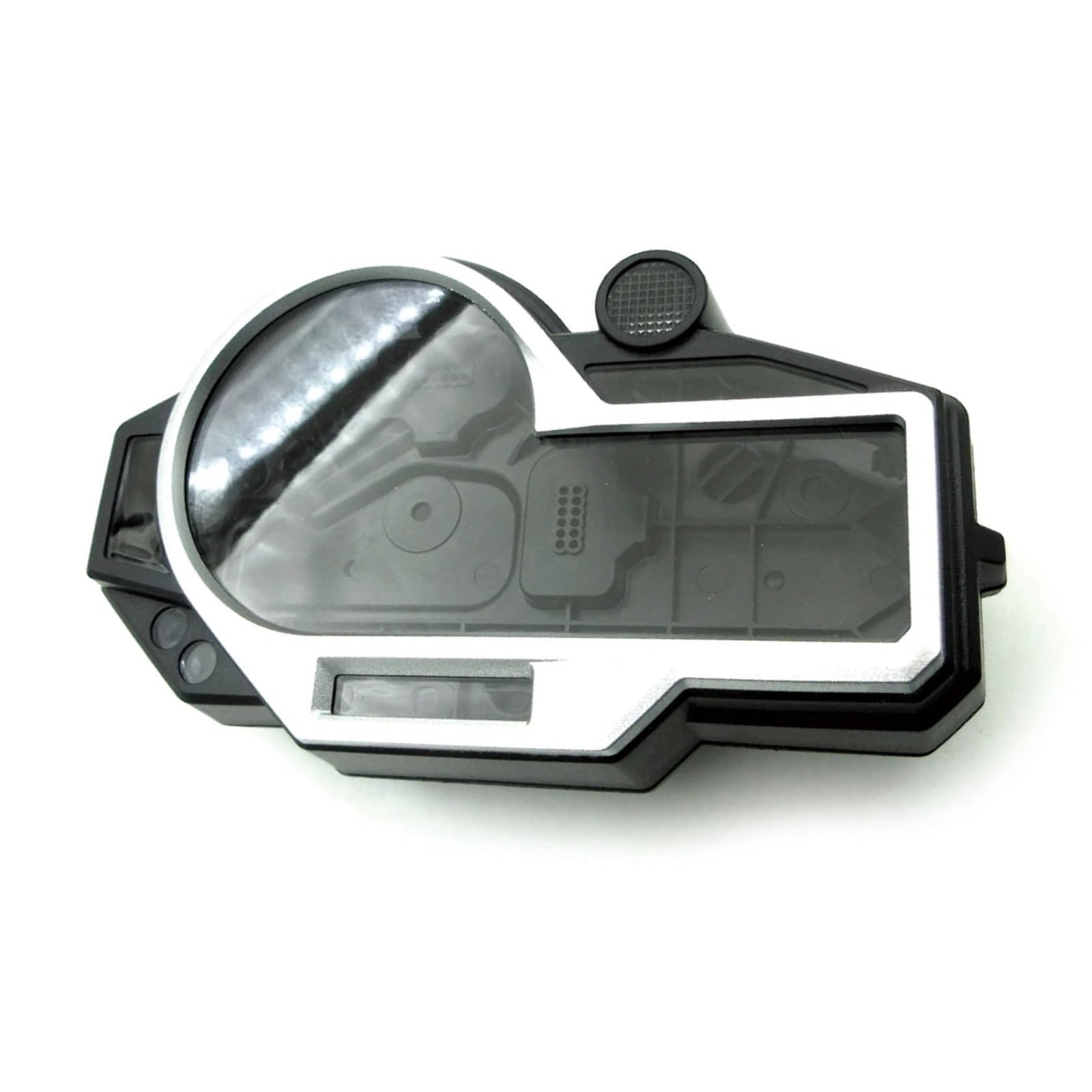 Motorrad-Instrumentenrahmen Kompatibel Mit S1000XR Für S1000R 2015 2016 2017 2018 Tachometer Uhr Instrumentengehäuse Messgeräte Kilometerzähler Drehzahlmesser Gehäusekastenabdeckung Motorrad(Silver) von IORQWEW