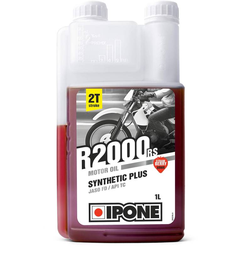 iPone 800104 Motoröl R2000 RS 2 Zeit PU mehr, Erdbeere, 1L von IPONE