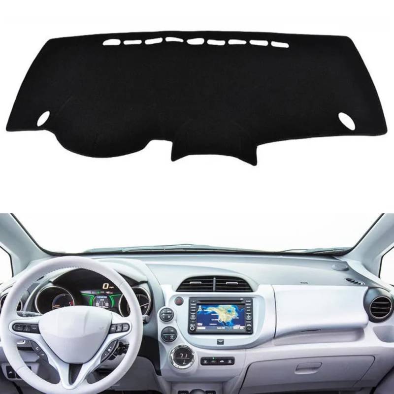Auto Armaturenbrett Abdeckung Matte Pad, für Honda Fit Jazz 2009-2012 2013 Fit Shuttle 2011-2014 Dashmat Sonnenschutz Dash Teppich Teppich Zubehör von IPROCAS