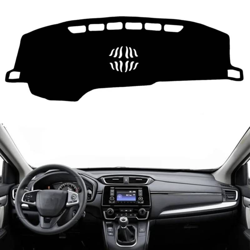 Für Honda CR-V CRV 2017 2018 2019 2020 2021 2022, Auto Armaturenbrett Abdeckung Sonnenschutz Matte Pad Anti-UV Dash Board Teppich Teppich Zubehör von IPROCAS