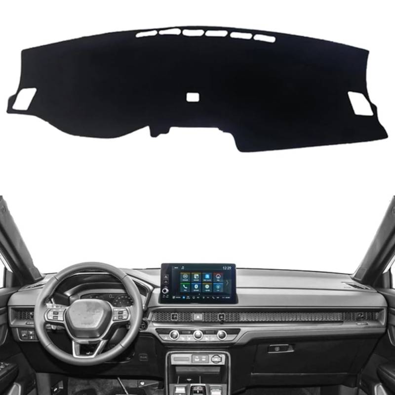 Für Honda CRV CR-V 2023 2024, Auto Armaturenbrett Abdeckung Sonnenschutz Matte Pad Protector Anti-UV Armaturenbrett Instrument Teppich Teppich Zubehör von IPROCAS
