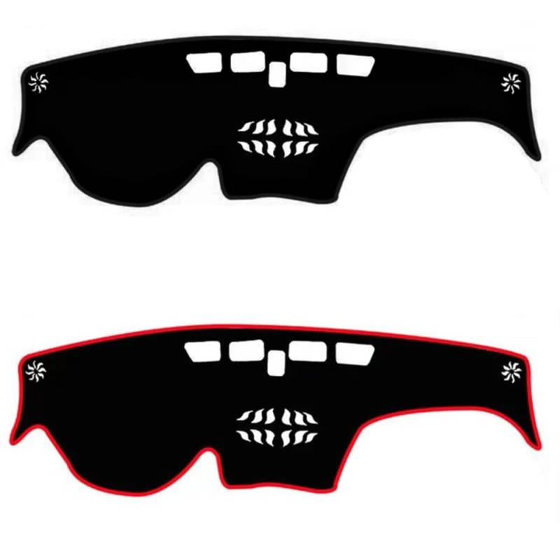 Für Hyundai Santa Fe TM HEV 2019 2020 2021 2022 2023, Auto Armaturenbrett Abdeckung Matte Pad Anti-Glare Dashmat Sonnenschutz Teppich Zubehör von IPROCAS