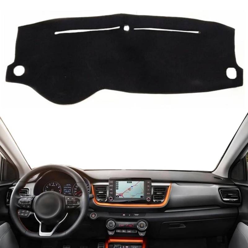 Für Kia STONIC 2017 2018 2019 2020 2021 2022 2023 2024, Auto Armaturenbrett Abdeckung Matte Pad Dashmat Sonnenschutz Teppich Schutz Zubehör von IPROCAS