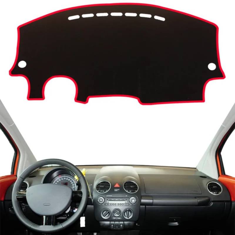 Für VW Käfer 1998-2005 2006 2007 2008 2009 2010, Auto Styling Armaturenbrett Abdeckung Matte Pad Dash Sonnenschutz Teppich Zubehör von IPROCAS