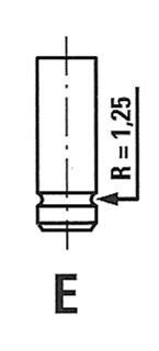 IPSA VL100100 Freccia Einlaßventil, 111.7mm Länge von IPSA