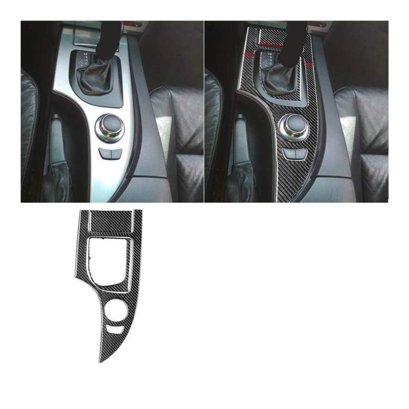 Auto Styling Zierleisten Für 5 Series Für E60 2004 2005 2006 2007 Center Console Dashboard Getriebe Set Abdeckung Aufkleber Innen von IPUDIS