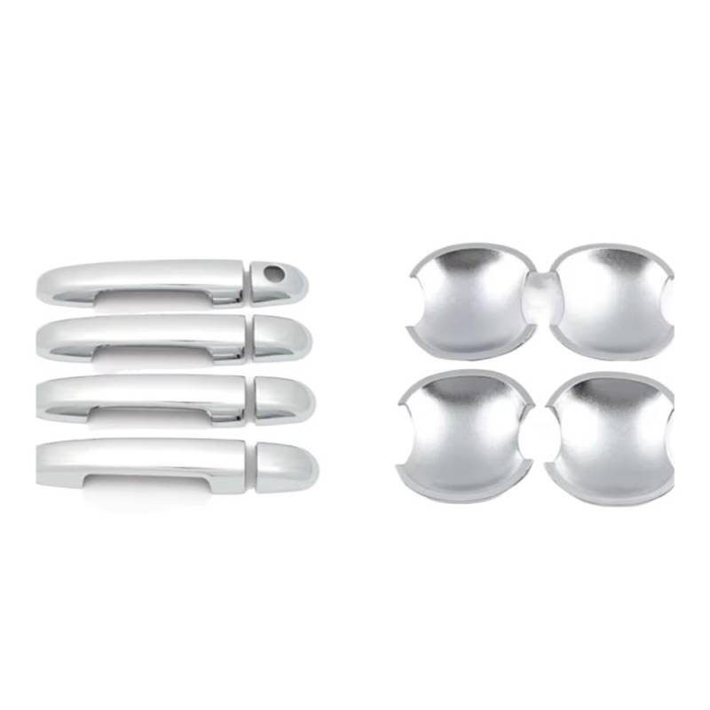 Auto Türgriff für Außen ABS Chrom Für Kia Für Soluto Für Pegas Für Cerato Für Forte Außen Auto Seite Tür Griff Bowl Abdeckung Trim Aufkleber Decor Styling von IPUDIS