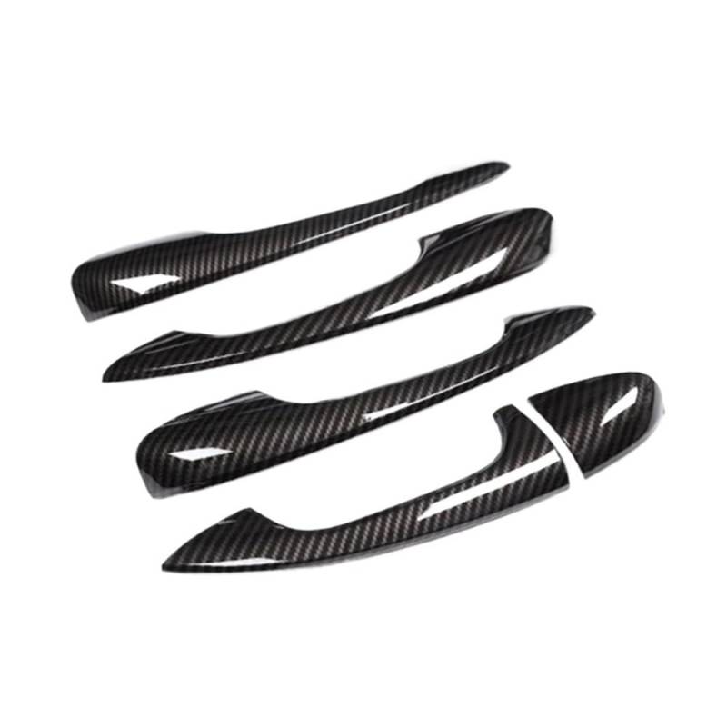 Auto Türgriff für Außen Außentürgriffabdeckung Zieraufkleber für Benz für C-Klasse W205 für GLC für GLA für CLA X253 für E-Klasse W213 Autozubehör von IPUDIS
