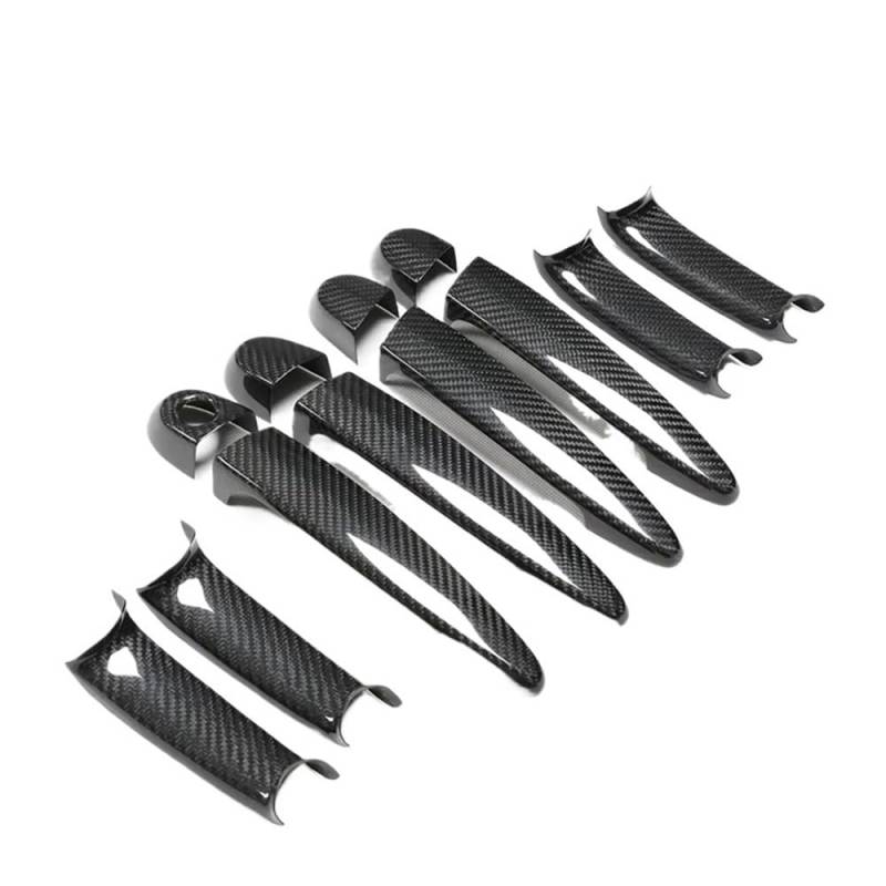 Auto Türgriff für Außen Carbon Fiber Auto Außenseite Auto Türgriff Abdeckung Trim für 4 Serie F32 F33 2014 + für X1 E84 für X3 F25 für X4 F26 E70 E71 von IPUDIS
