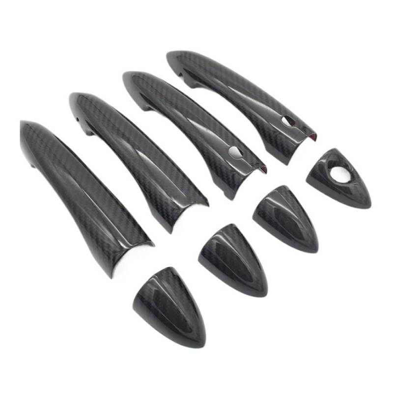 Auto Türgriff für Außen Für Alfa Für Romeo Für Giulia 952 Für Stelvio 949 2015 2016 2017 2018 2019 2020 Auto Türgriff Abdeckung Trim Schlüssel Loch ECHT von IPUDIS
