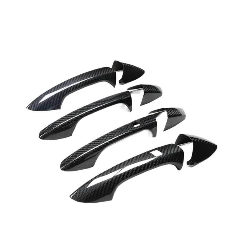 Auto Türgriff für Außen Für Benz Für CLA-Klasse C117 2013 2014 2015 2016 2017 2018 Auto Zubehör Türgriff Abdeckung Rahmen Aufkleber außen Trim Bodykit von IPUDIS