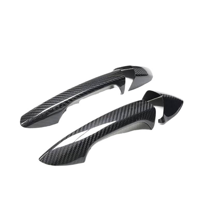 Auto Türgriff für Außen Für Benz Für SLK-Klasse R172 2011-2020 Auto Zubehör Carbon Türgriff Abdeckung Rahmen Aufkleber Außen Trim bodykit von IPUDIS