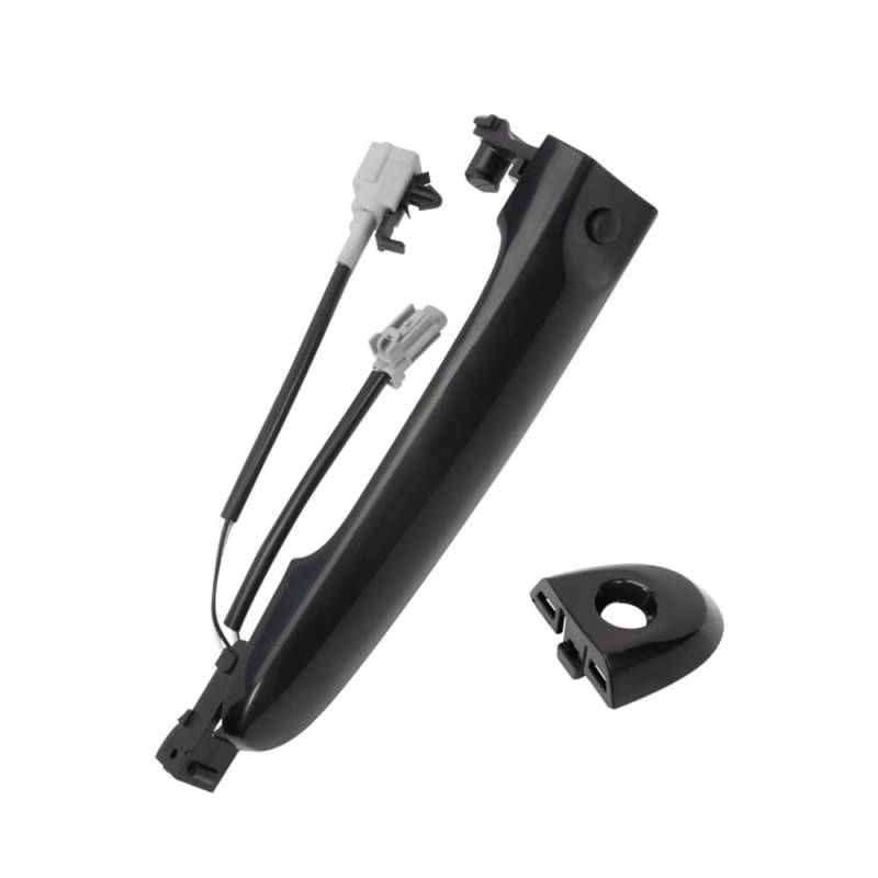 Auto Türgriff für Außen Türgriff Vorne Links Fahrerseite Außen FÜR Juke F15 2010-2022 Schwarz 80644-1FA5A 80644-3WC2A 80640-3WC2A von IPUDIS