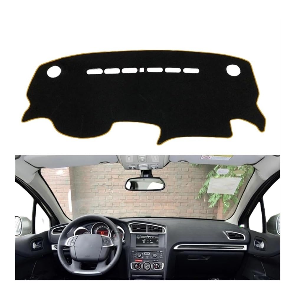 IPUDIS Armaturenbrett-Abdeckung Schutzpolster Für Citroen Für C4 2011-2018 Für MK2 Autozubehör Armaturenbrett Sonnenschutz Teppich Teppich Armaturenbrett-Kissen IPUDIS Armaturenbrett-Abdeckung Schutzpolster Für Citroen Für C4 2011-2018 Für MK2 Autozubehör Armaturenbrett Sonnenschutz Teppich Teppich Armaturenbrett-Kissen von IPUDIS