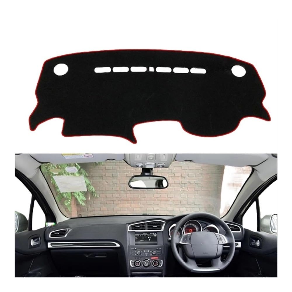 IPUDIS Armaturenbrett-Abdeckung Schutzpolster Für Citroen Für C4 2011-2018 Für MK2 Autozubehör Armaturenbrett Sonnenschutz Teppich Teppich Armaturenbrett-Kissen IPUDIS Armaturenbrett-Abdeckung Schutzpolster Für Citroen Für C4 2011-2018 Für MK2 Autozubehör Armaturenbrett Sonnenschutz Teppich Teppich Armaturenbrett-Kissen von IPUDIS