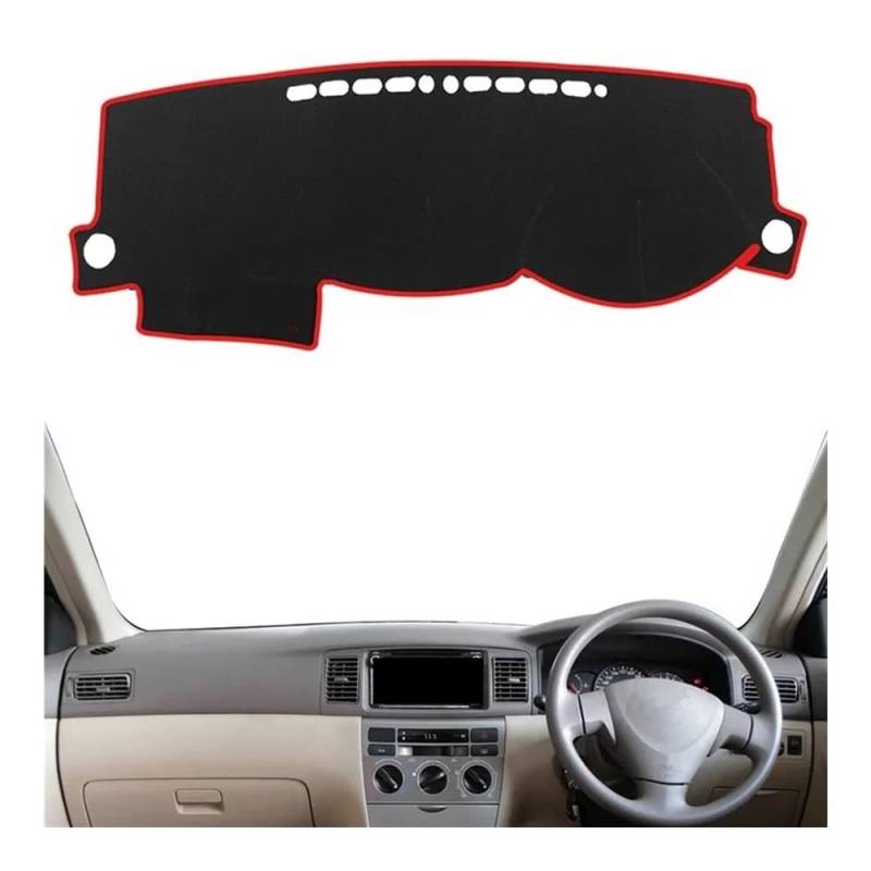 IPUDIS Auto Armaturenbrettmatte Für Für Corolla Für Altis Für Fielder 2003-2006 Armaturenbrettabdeckung Sonnenschutz Teppich Teppich Zubehör Teppich Armaturenbrett-Kissen von IPUDIS