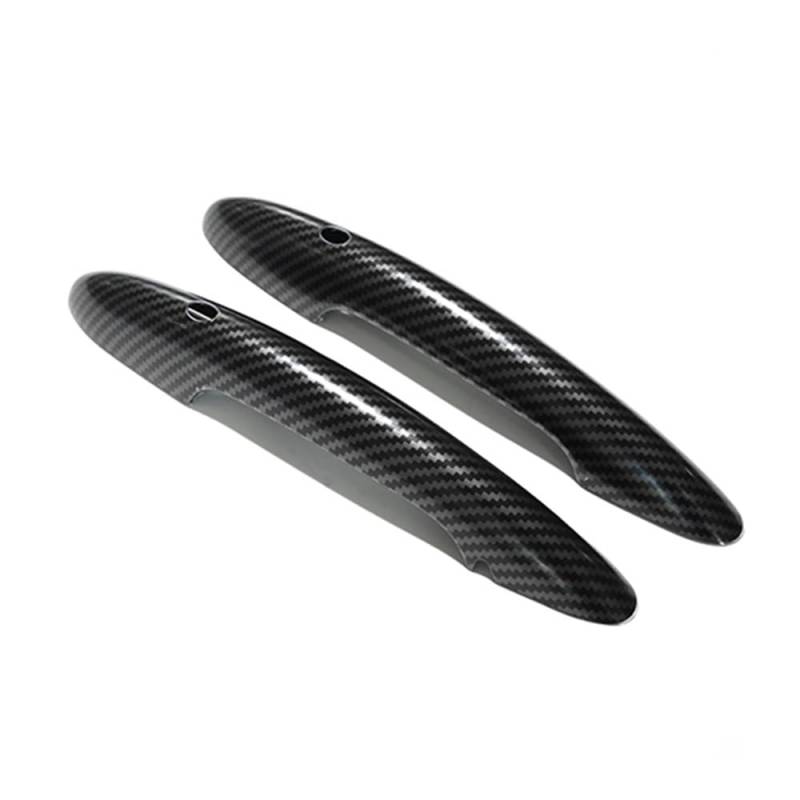 IPUDIS Auto Türgriff für Außen Die Schwarze Flagge Türgriffabdeckung Aufkleber Trim für MINI für Cooper S JCW F56 F57 Auto-Styling Außenteile Zubehör 2PCS im Set von IPUDIS