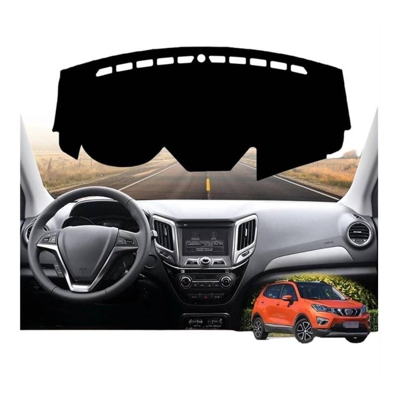 IPUDIS Für Changan Für CS15 2016 2017 Auto Armaturenbrettabdeckung Vermeiden Sie Lichtmatte Instrumentenplattform Schutzmatte Armaturenbrett Teppich Zubehör Teppich Armaturenbrett-Kissen von IPUDIS