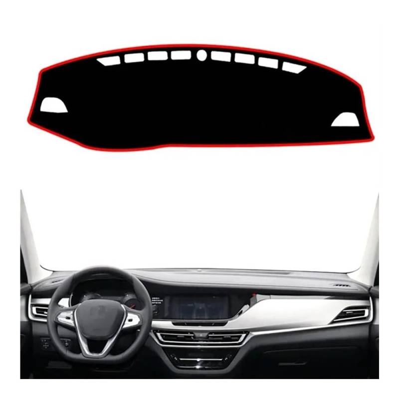 IPUDIS Für Changan Für CS35 Für Plus 2018 2019 2020 Dashmat Armaturenbrettabdeckung Matte Pad Dash Sonnenschutz Instrument Schutzteppich Autozubehör Teppich Armaturenbrett-Kissen von IPUDIS