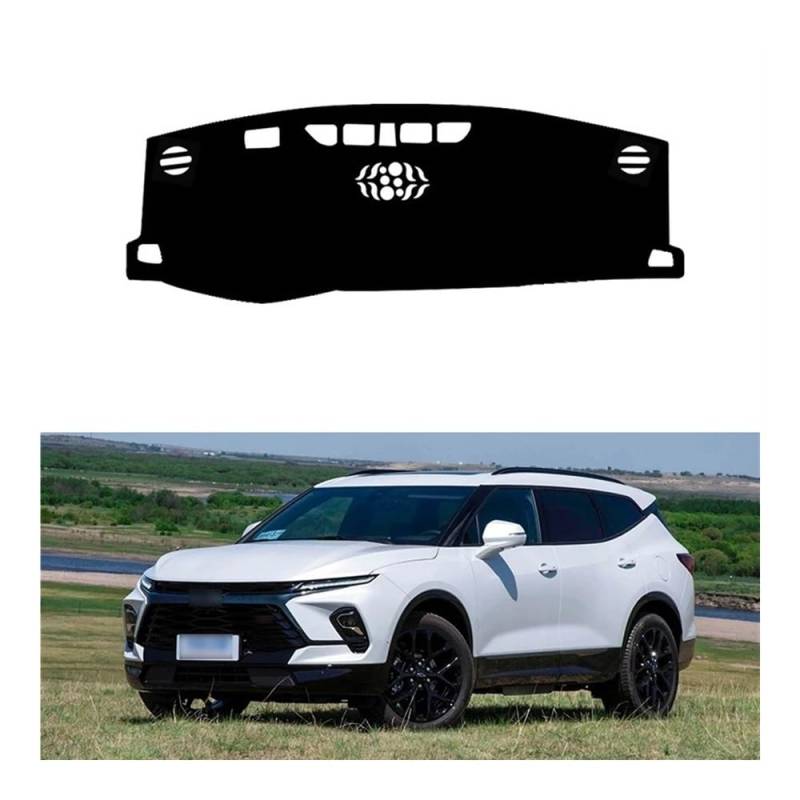 IPUDIS Für Chevy Für Blazer 2018-2023 Auto Armaturenbrett Abdeckung Vermeiden Licht Pad Instrument Plattform Schreibtisch Schutzpolster Dash Matte Teppiche Teppich Armaturenbrett-Kissen von IPUDIS