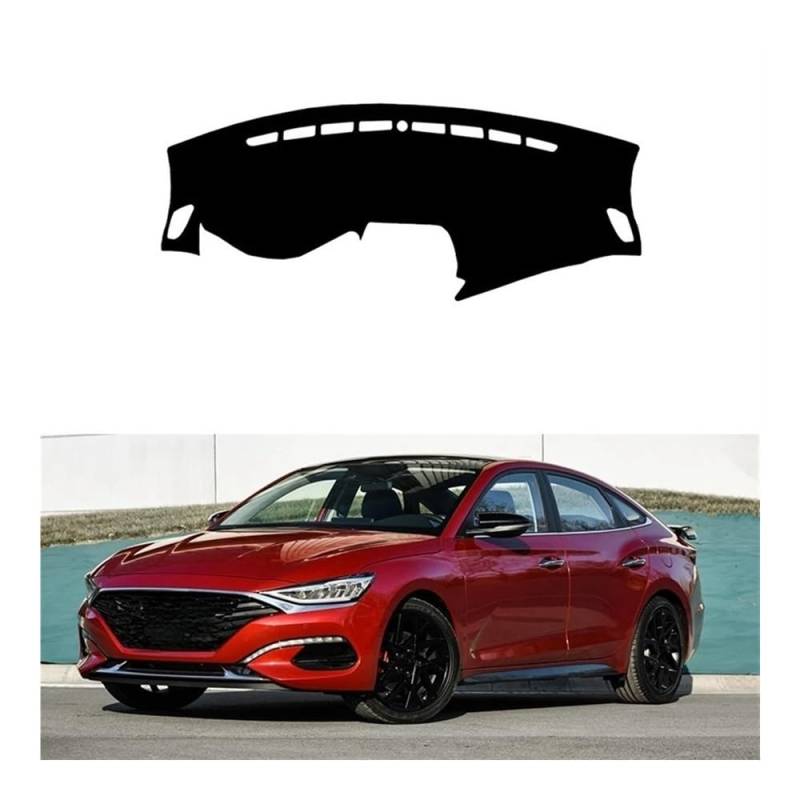 IPUDIS Für Für LA Für Festa 2018-2021 Auto Armaturenbrett Abdeckung Vermeiden Licht Pad Instrument Plattform Schreibtisch Schutzmatte Dash Teppich Teppich Armaturenbrett-Kissen von IPUDIS