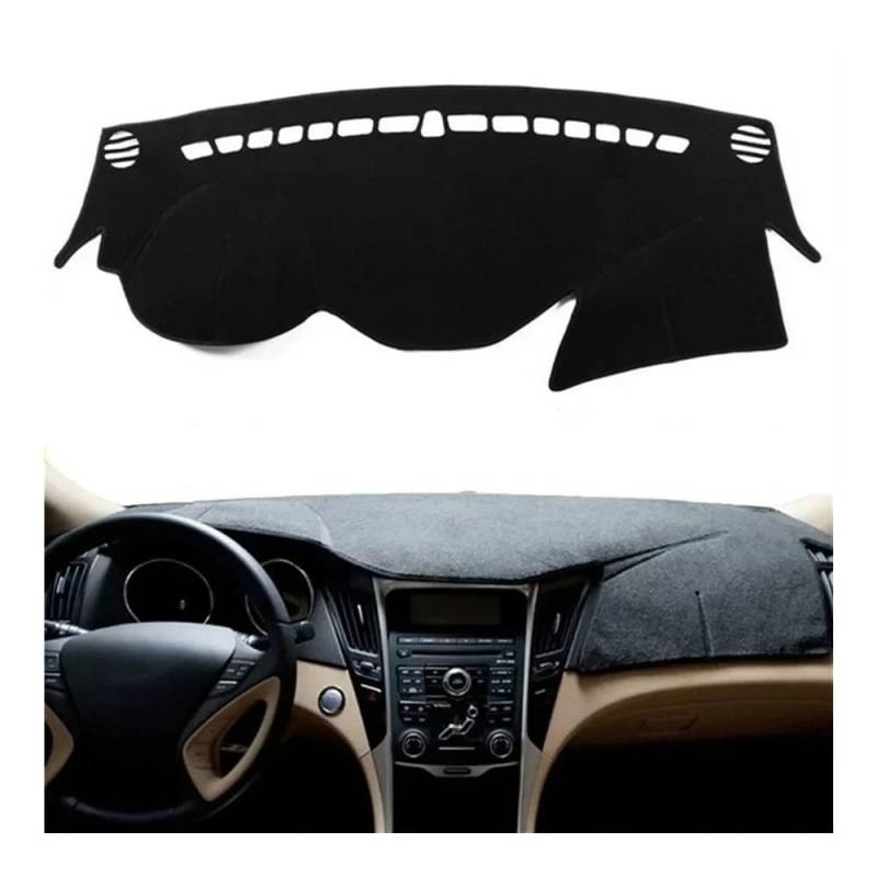 IPUDIS Für Für Sonata 2011 2012 2013 2014 Auto Dashboard Dashmat Abdeckung Dash Matte Pad Sonnenschutz Instrument Schützen Teppich Zubehör Teppich Armaturenbrett-Kissen von IPUDIS