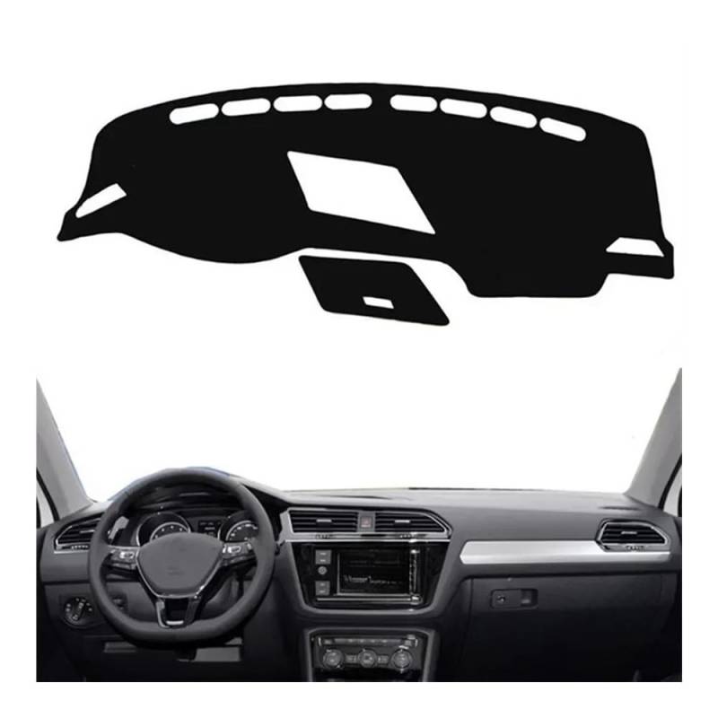 IPUDIS Für Für Tiguan 2016-2019 Armaturenbrettabdeckung Matte Pad Dashmat Sonnenschutz Instrument Teppich Schützen Autozubehör Teppich Armaturenbrett-Kissen von IPUDIS