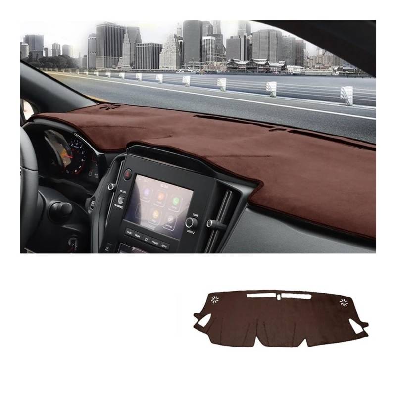 IPUDIS Für Für WRX 2022 2023 LHD RHD Auto Dashboard Abckung Pad Sonnenschirm Anti-Slip Mat Dashmat Schützen Teppich Auto Zubehör Teppich Armaturenbrett-Kissen von IPUDIS