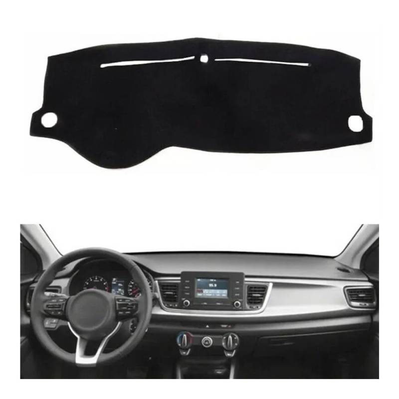 IPUDIS Für Kia Für Stonic 2017-2021 Dashmat Dashboard Abckung Matte Pad Dash Sonnenschutz Instrument Schützen Teppich Auto Zubehör Teppich Armaturenbrett-Kissen von IPUDIS