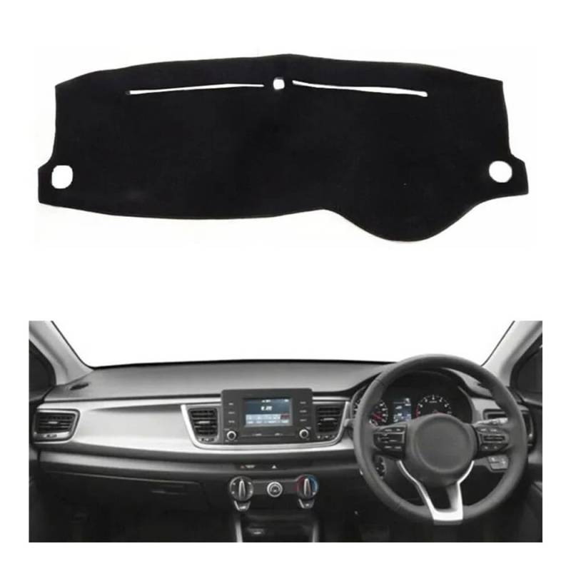IPUDIS Für Kia Für Stonic 2017-2021 Dashmat Dashboard Abckung Matte Pad Dash Sonnenschutz Instrument Schützen Teppich Auto Zubehör Teppich Armaturenbrett-Kissen von IPUDIS